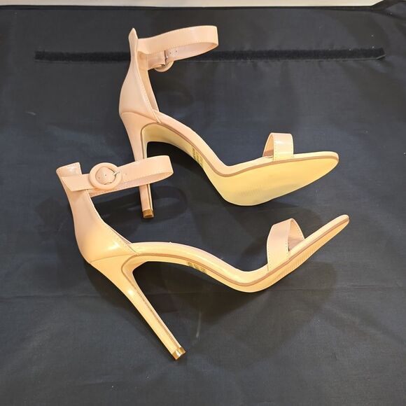 BRAND NEW HERSTYLE CHARMING- ANKLE STRAP ROUNDED BUCKLE OPEN TOE STILETT… - Picture 10 of 15